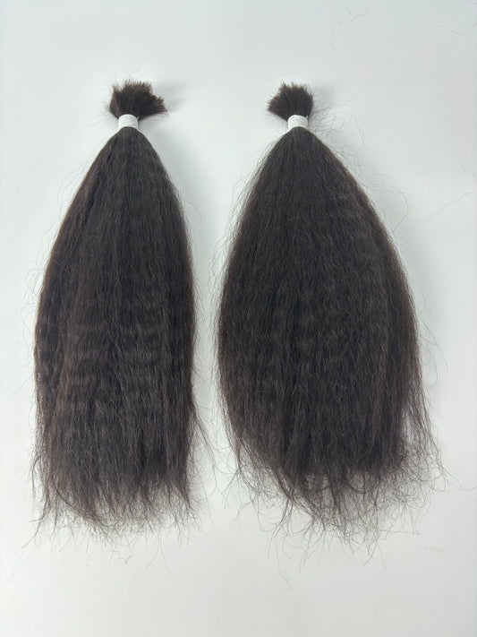 Braiding Hair Humain Vierges - Texture Kinky Straight