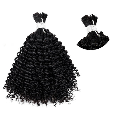 Curly hair strands